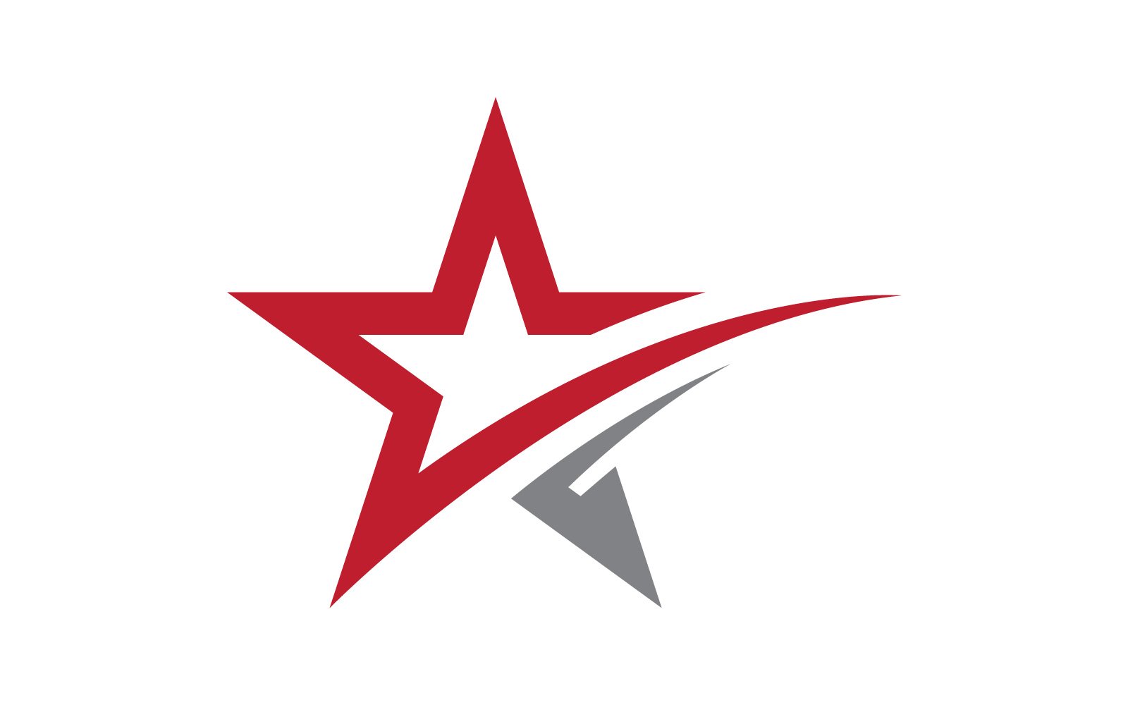 Star logo template. Vector illustration. V6