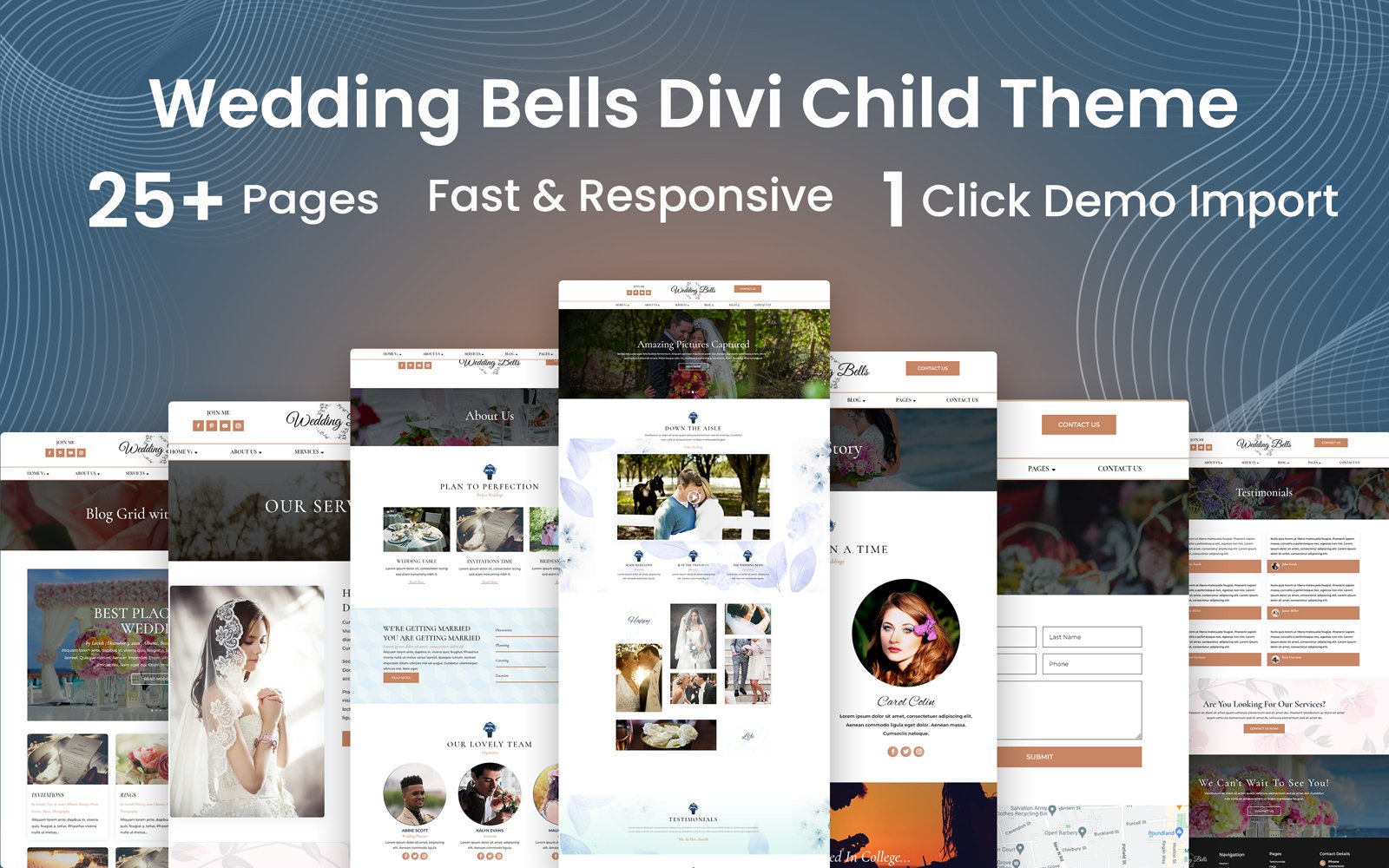 Wedding Photography WordPress Divi Child Theme