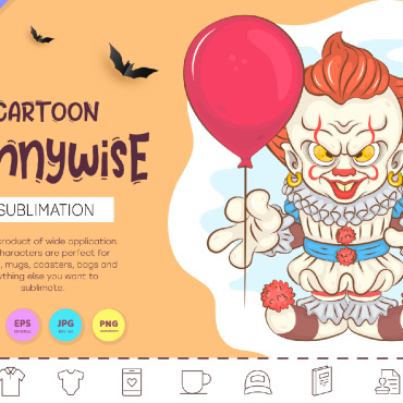 Pennywise Sublimation Vectors Templates 278882