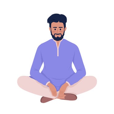 Position Meditation Illustrations Templates 278934