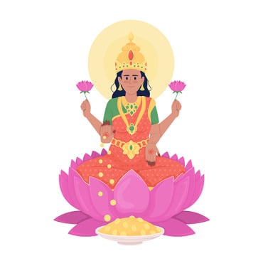 Lakshmi Goddess Illustrations Templates 278952