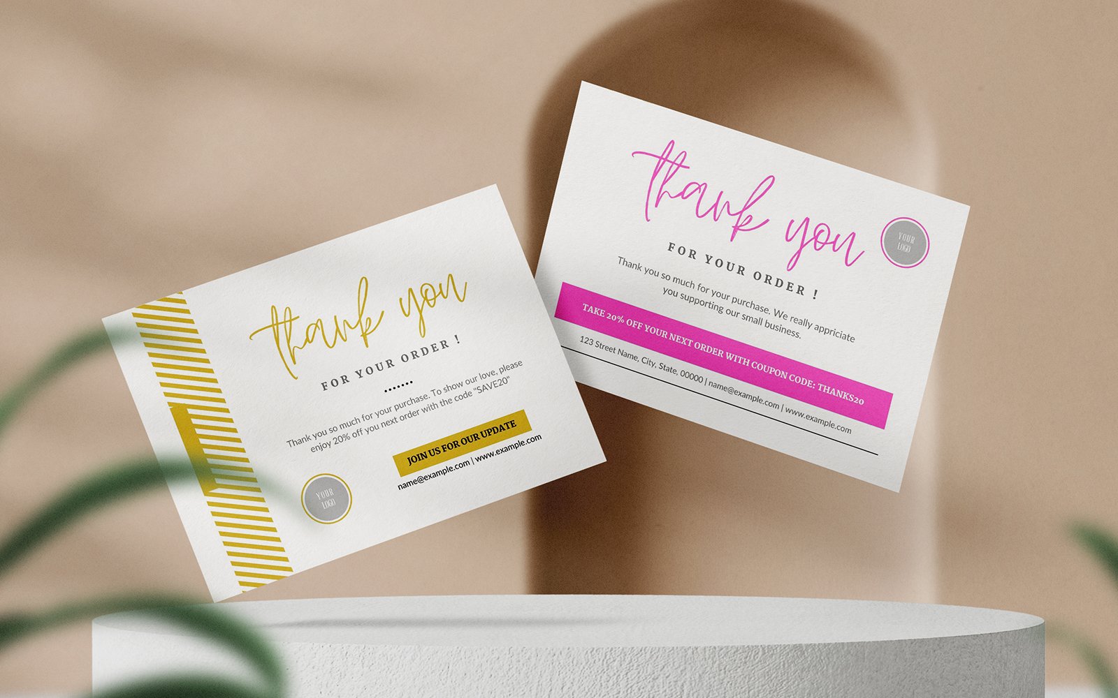 Modern Business Thank you Card