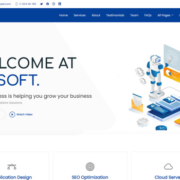 Bootstrap Business Responsive Website Templates 279007