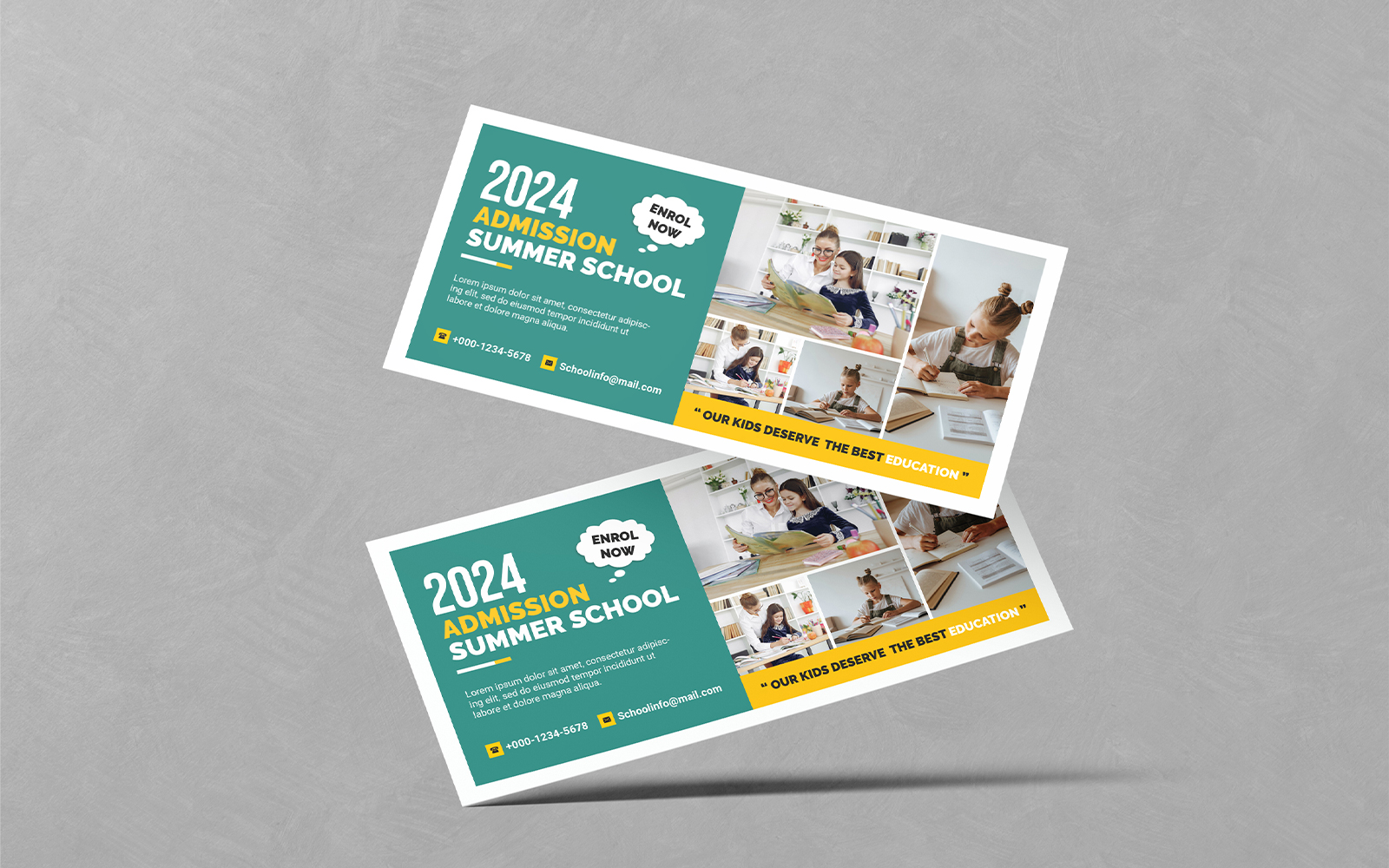 School DL Flyers PSD Design Templates