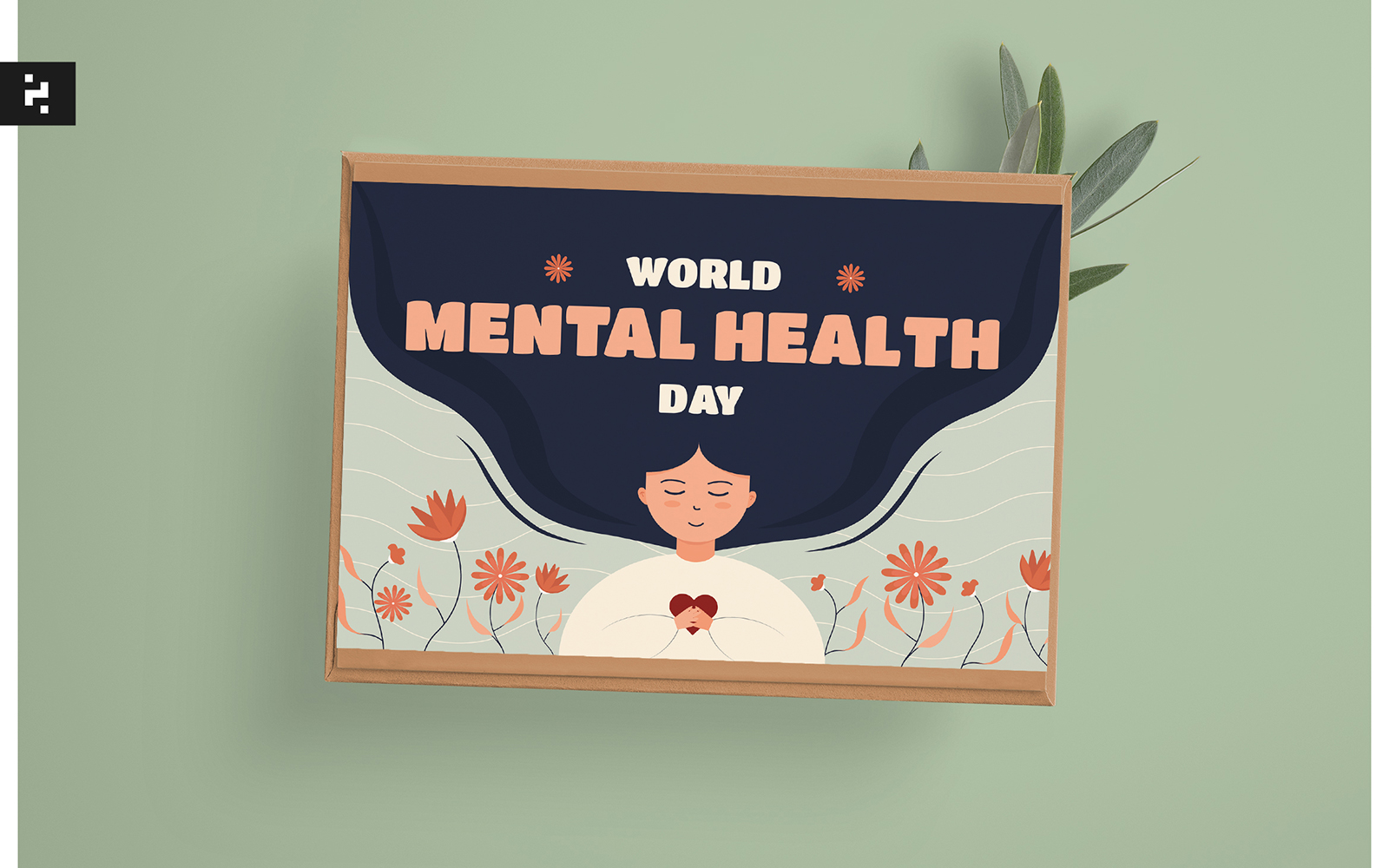 World Mental Health Day Greeting Card