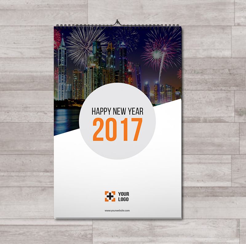 Corporate Wall Calendar Template