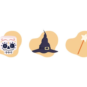 Masquerade Halloween Illustrations Templates 279220
