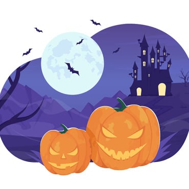 Pumpkin Halloween Illustrations Templates 279221