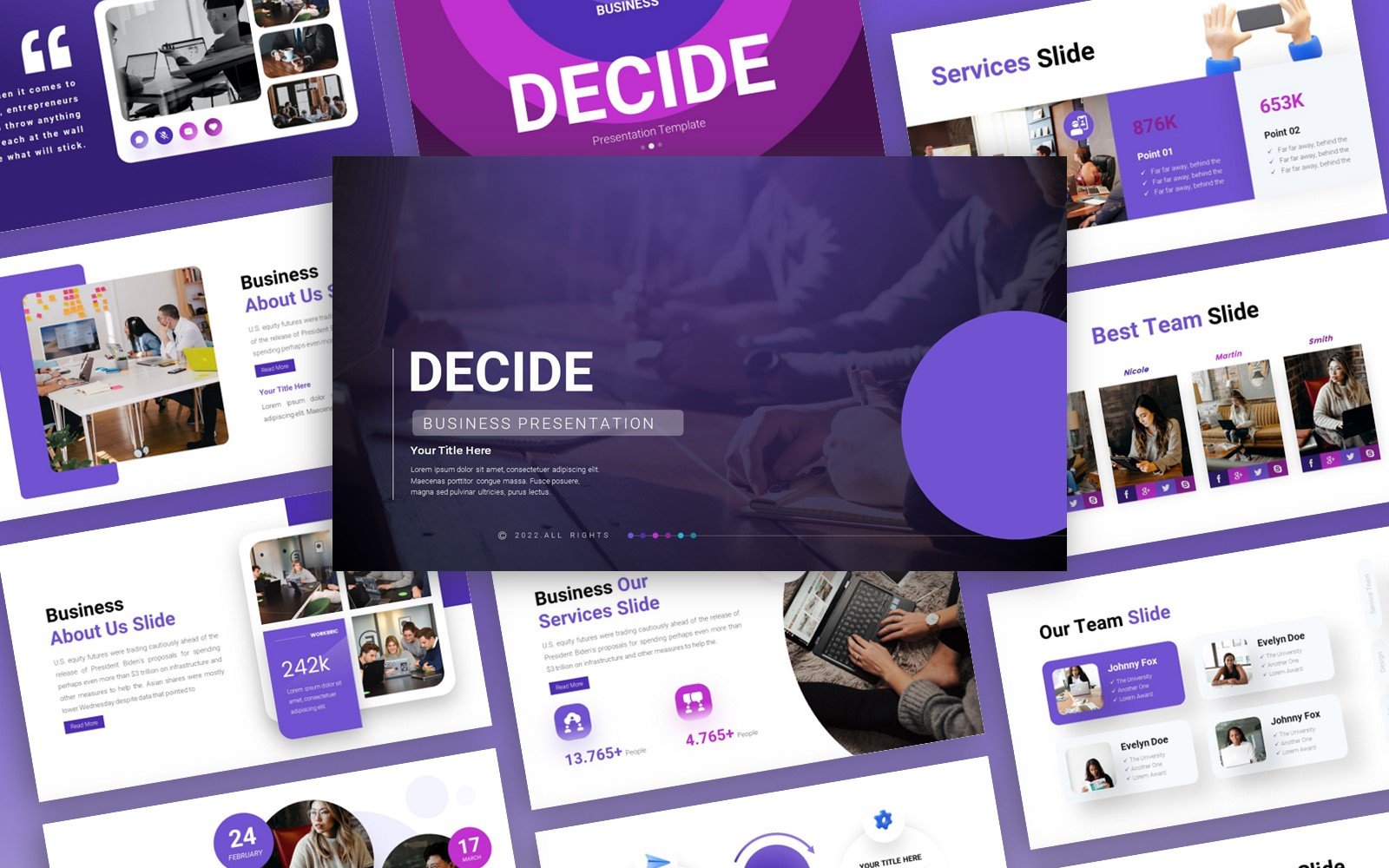 Decide - Business Multipurpose PowerPoint Template