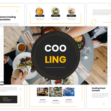 Cafe Company PowerPoint Templates 279399