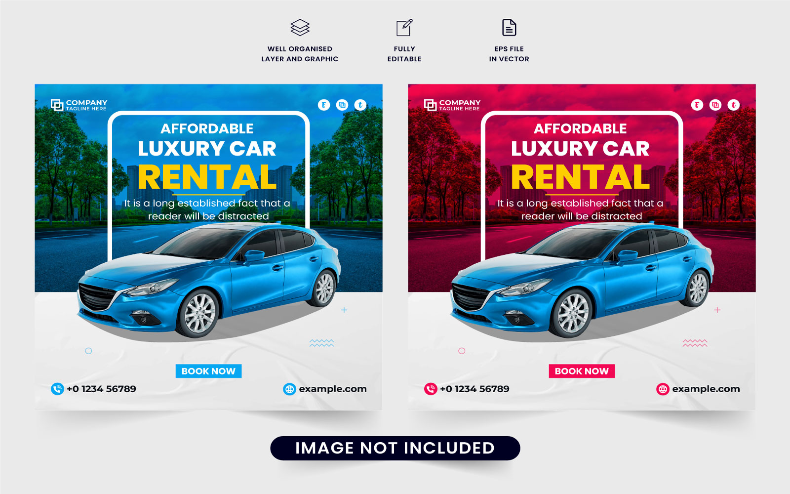 Automobile business promotion template