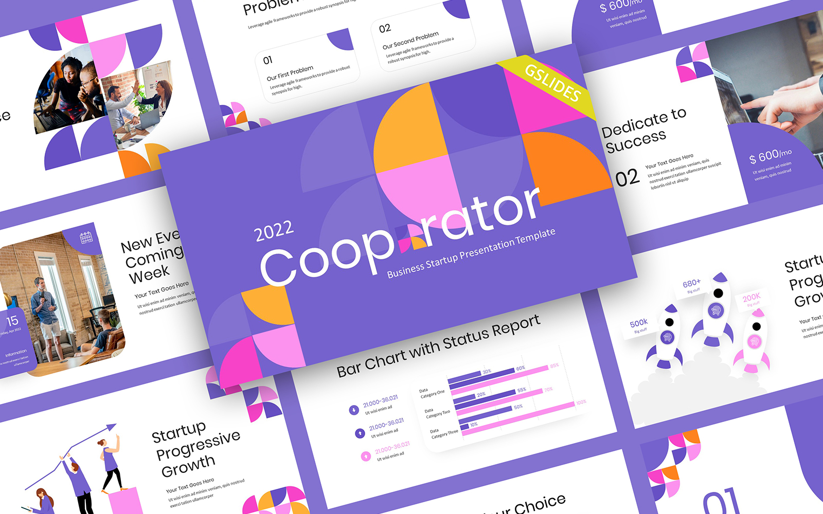Cooperator Business Startup Google Slides Template