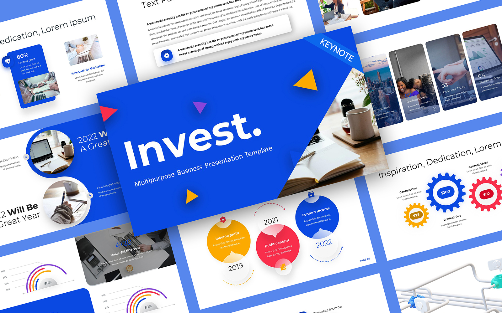 Invest Business Modern Keynote Template