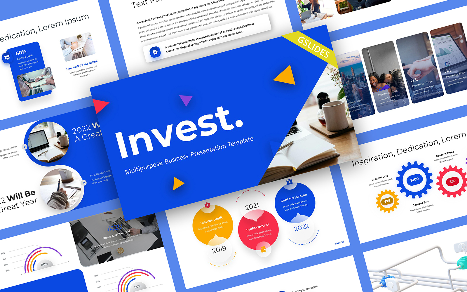 Invest Business Modern Google Slides Template