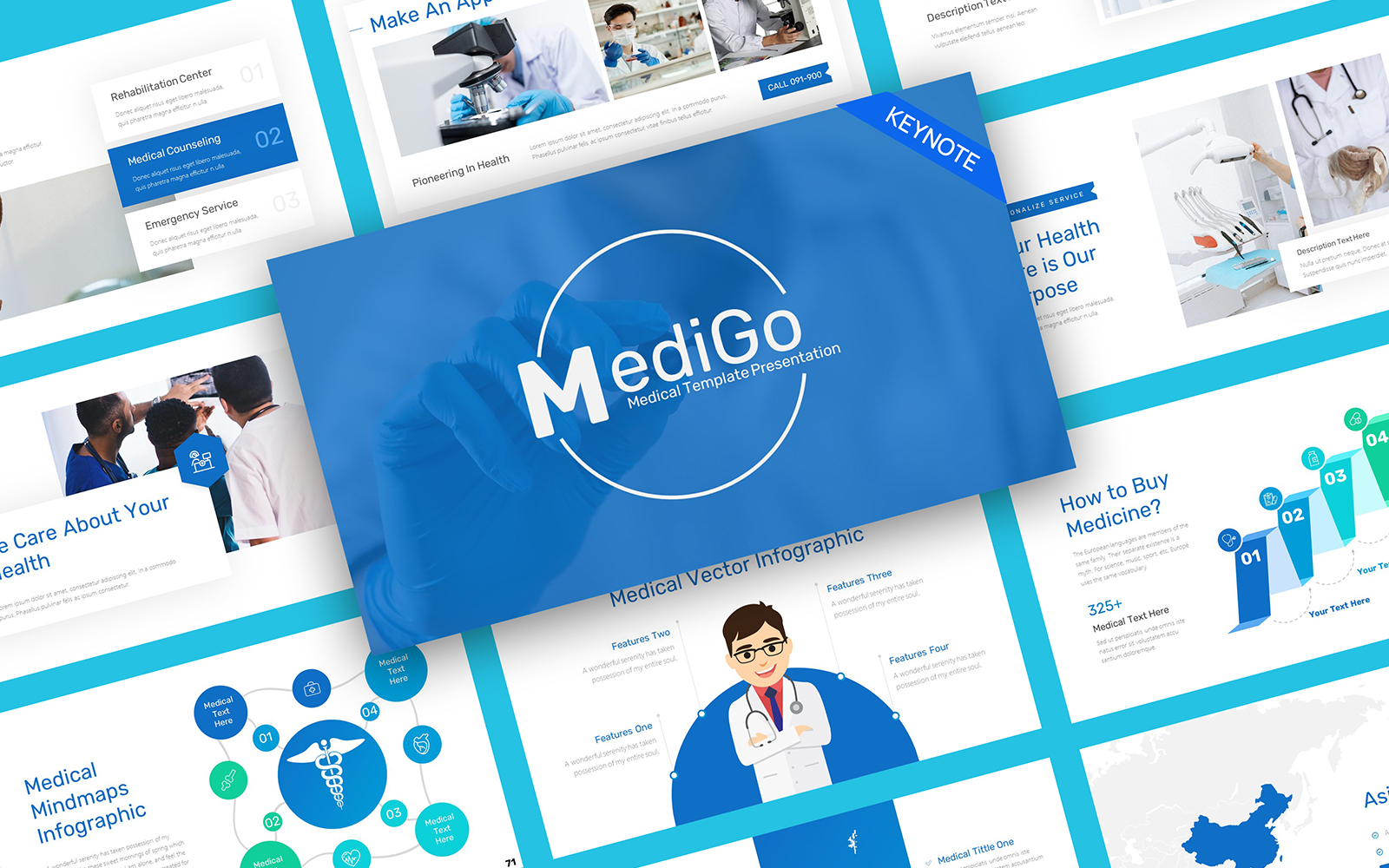 MediGo Medical Keynote Template