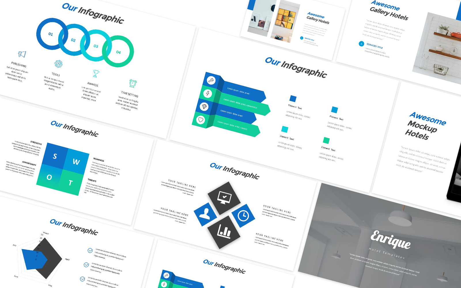 Enrique Business Hotel Powerpoint Template