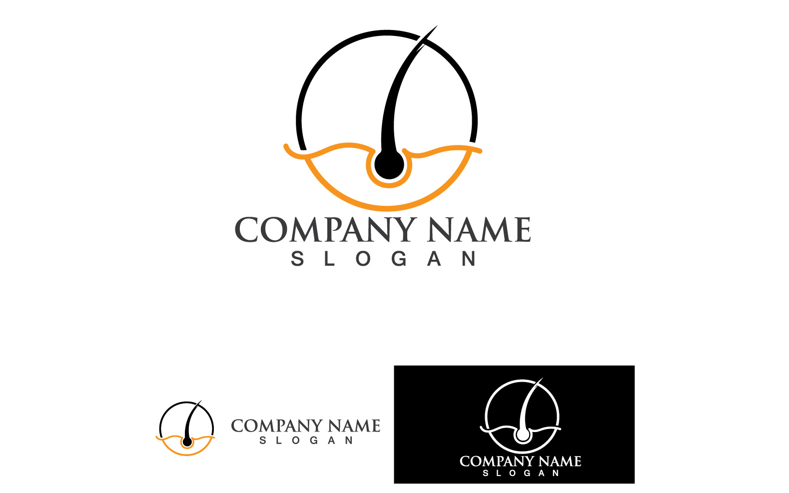 Hair Treatment Logo And Symbol Template Element V