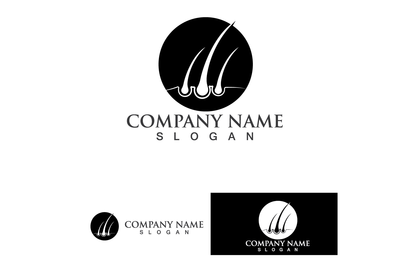 Hair Treatment Logo And Symbol Template Element V2