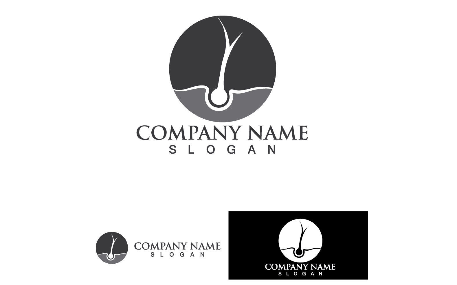 Hair Treatment Logo And Symbol Template Element V4