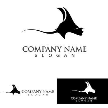 Beach Manta Logo Templates 279629