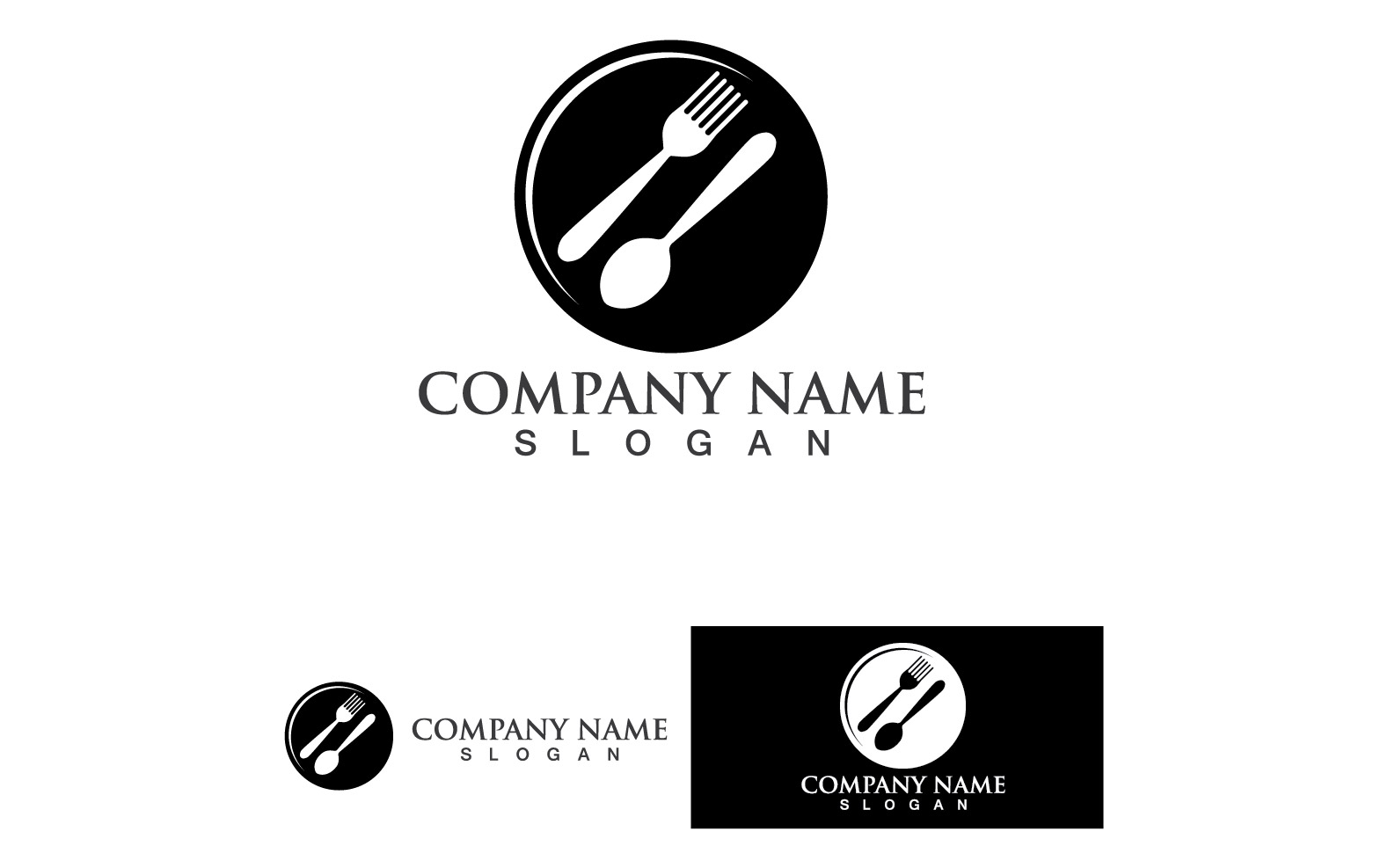Spoon And Fork Logo And Symbol Vector V2