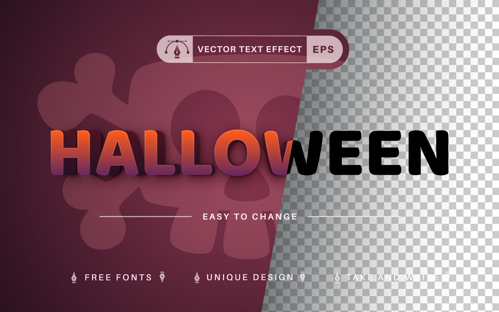 Halloween - Editable Text Effect, Font Style