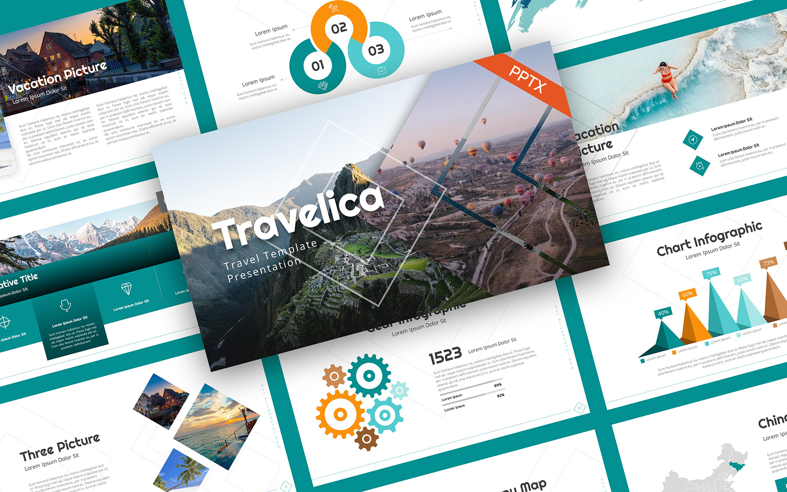 Travelica Travel Creative PowerPoint Template