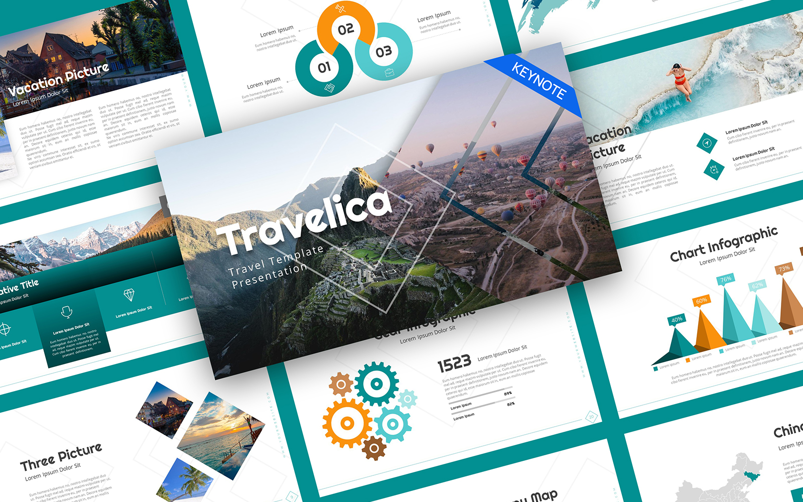 Travelica Travel Creative Keynote Template