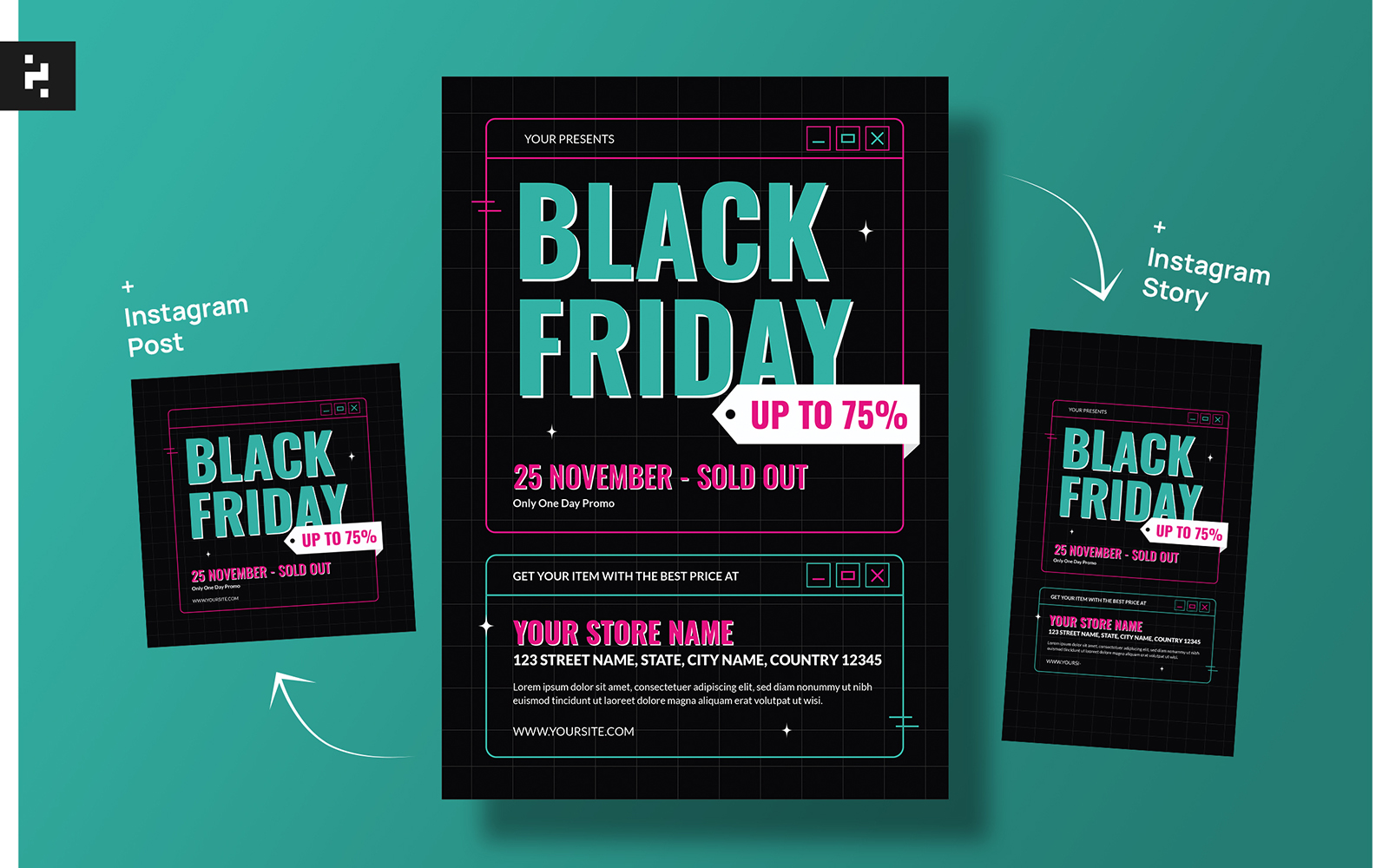 Black Friday Flyer Sale Template