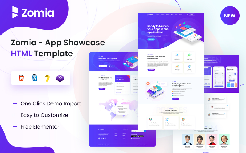 Apps Showcase HTML5 Template