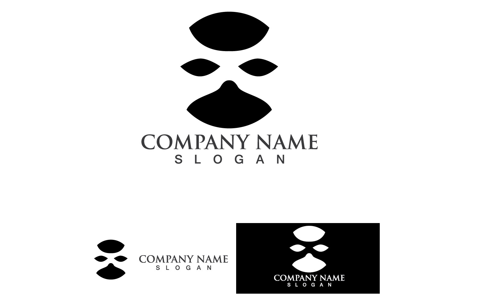 Mask Logo And Symbol Vector Design Template 14