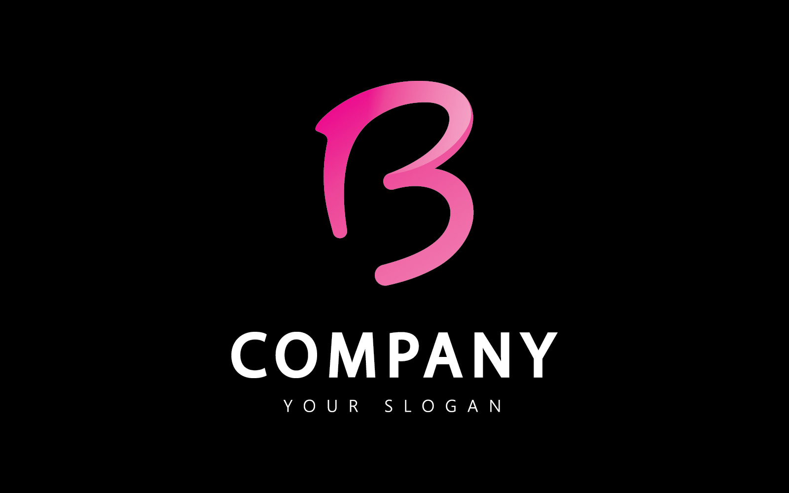 Letter B icon logo design V3