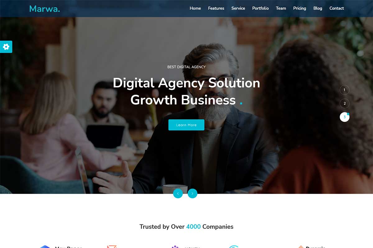 Marwa - Digital Agency React Template
