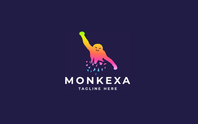 Monkey Pixel Professional Logo Template