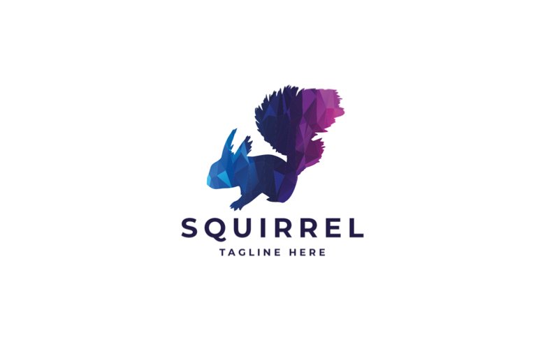 Squirrel Pixel Professional Logo Template