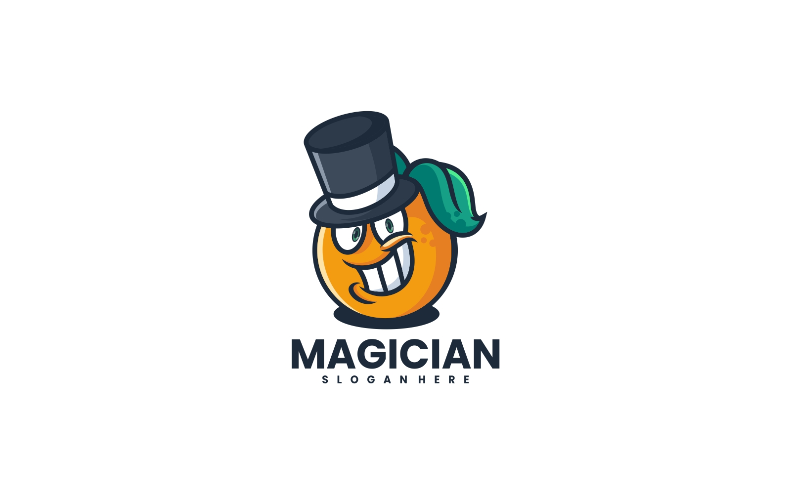 Magician Cartoon Logo Style