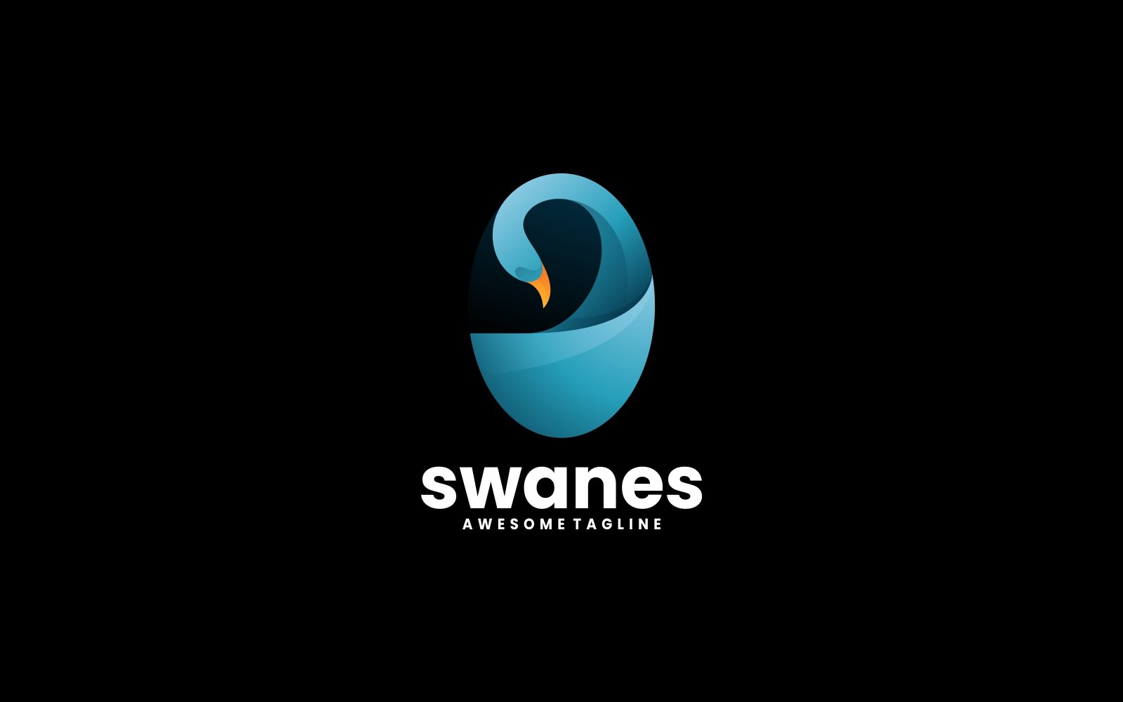 Swan Gradient Logo Style Vol.10