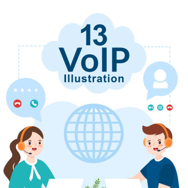 Ip Voice Illustrations Templates 280114