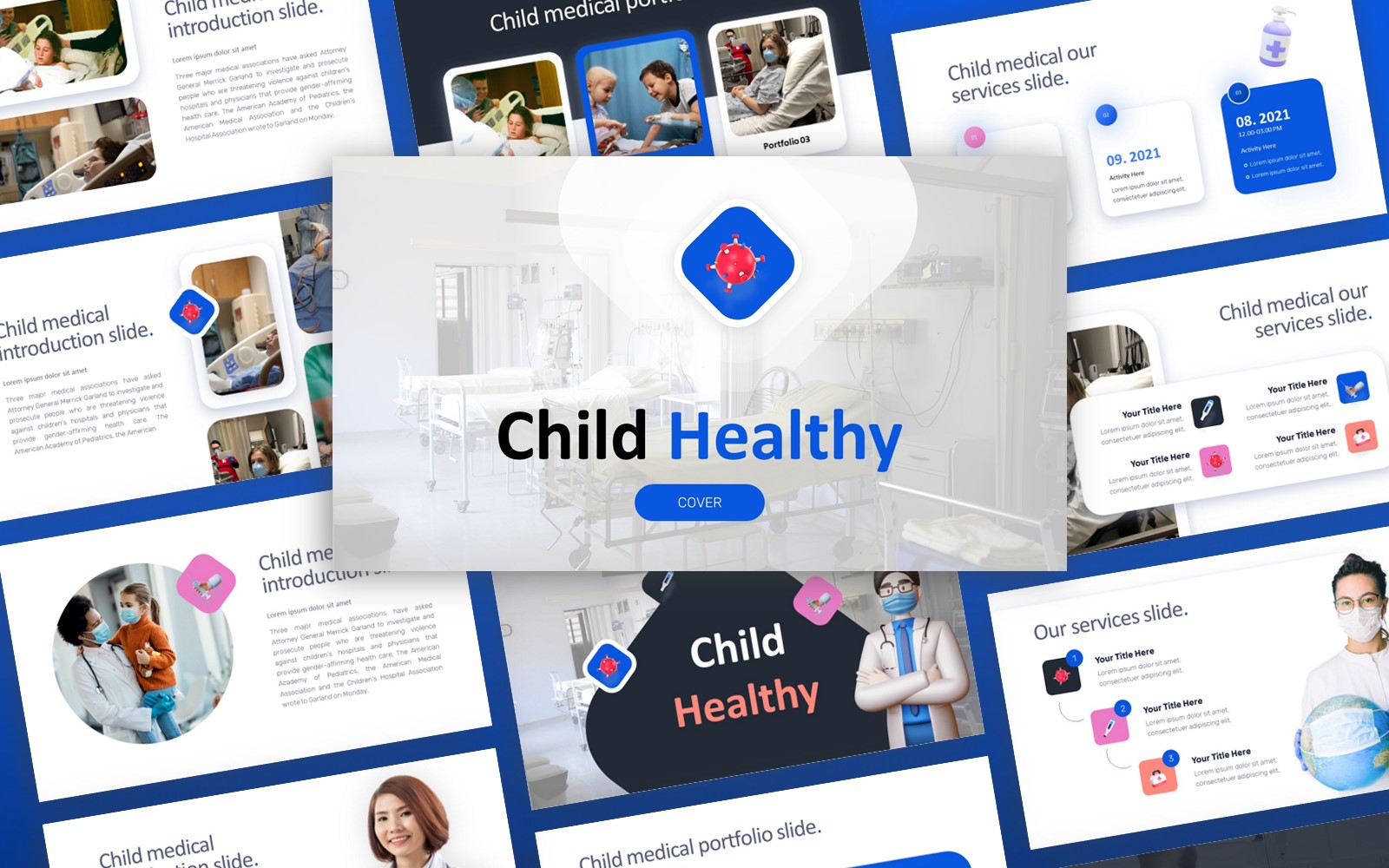 Child - Healthy Medical Multipurpose PowerPoint Template
