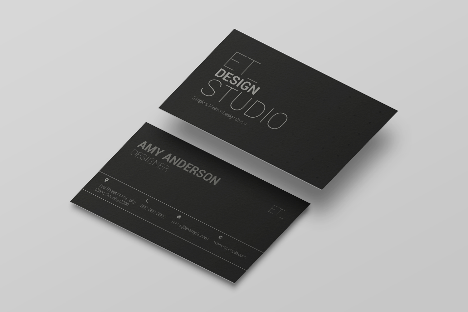 Minimal Business Card Photoshop Template