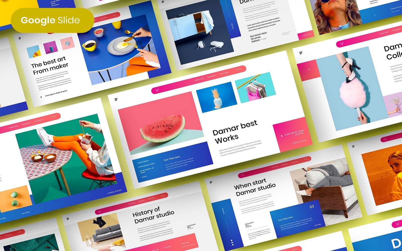 Damar - Business Google Slide Template