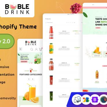 Drink Food Shopify Themes 280504
