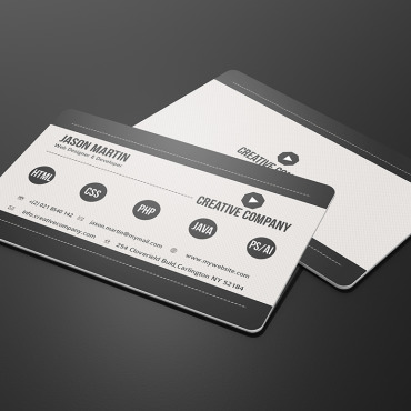 Card Clean Corporate Identity 280577