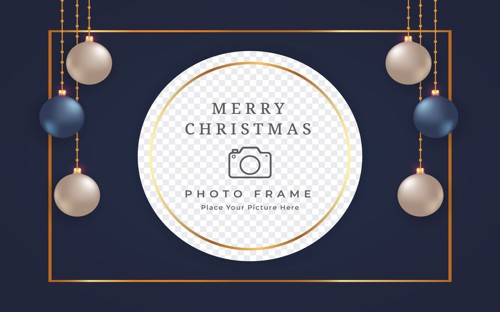 Christmas Photo Frame Decoration Ball