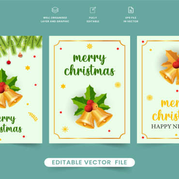 Holiday Cards Illustrations Templates 280636