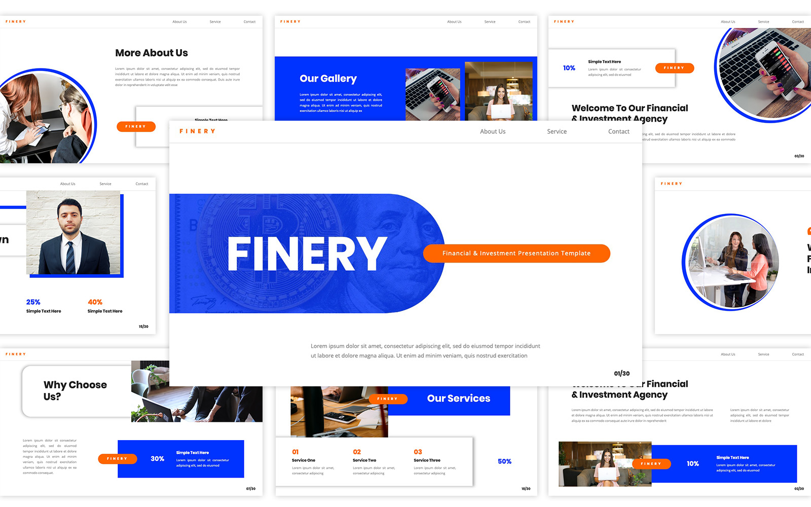 Finery - Financial & Investment Google Slides