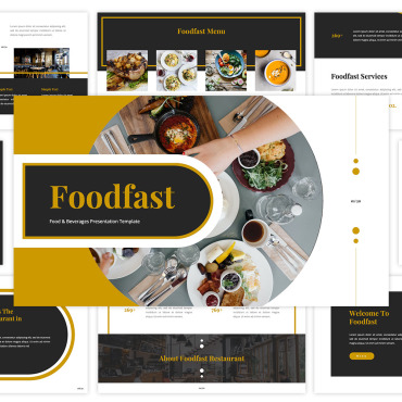 Cafe Chef PowerPoint Templates 280758