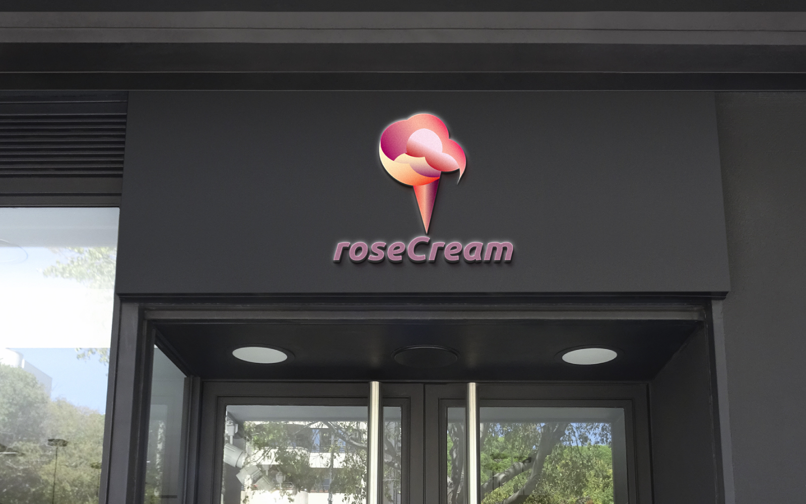 Cool Desserts Crimson Rose Icecream Logo
