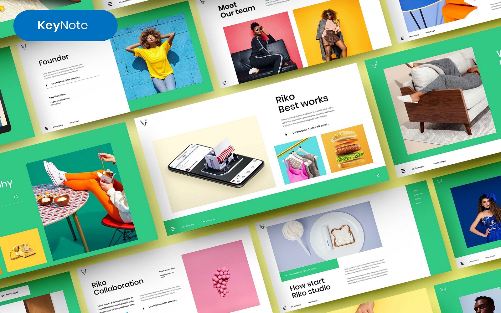 Riko – Busines Keynote Template