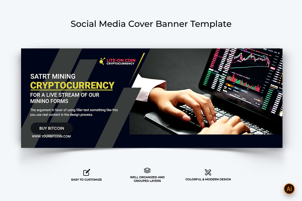 CryptoCurrency Facebook Cover Banner Design-04